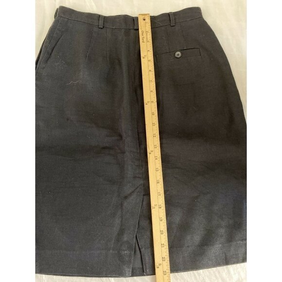 Liz Claiborne Womens Skirt Linen SZ 8 Vintage 80s‎ Lined French Country Style - Picture 4 of 10